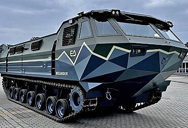 CSG Unveils Meander, a Unique Military Amphibious Vehicle