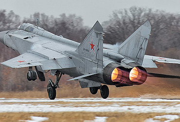 The MiG 31 Foxhound – the world's fastest fighter jet