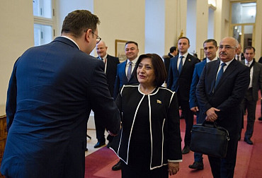 Sahiba Gafarova, Speaker of the National Assembly of the Republic of Azerbaijan, visited the Czech Republic