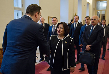 Sahiba Gafarova, Speaker of the National Assembly of the Republic of Azerbaijan, visited the Czech Republic