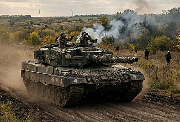 Leopard 2 Crew Catches Russian Infiltrators