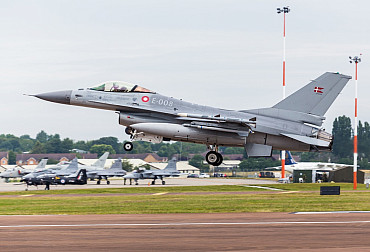 Ukrainian pilots are currently undergoing F-16 training in Denmark