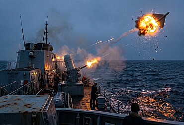 Ukraine Opens a New Front in Air Defense by Downing a Shahed Drone From a Maritime Platform