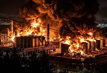 Inferno at Tuapse: Ukrainian Drones Smash Strategic Russian Energy Hub