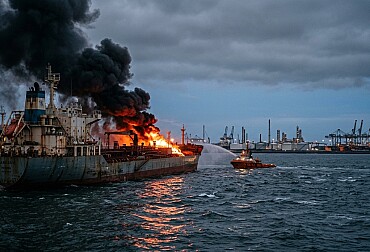 Ukraine Just Hit Russia’s Shadow Fleet Near One of Its Most Critical Ports