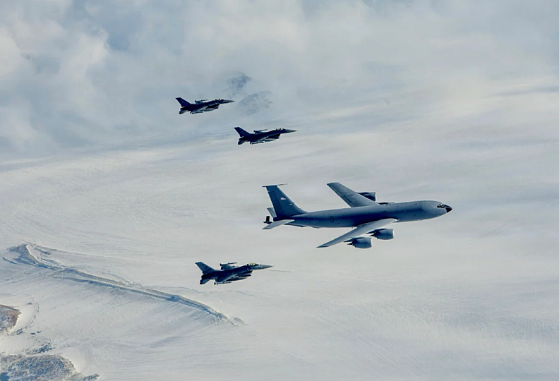 U.S. F-16s Deploy from Alaska Toward Greenland in Arctic Readiness Operation