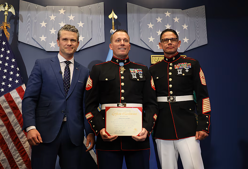 Medal of Honor recipient Dakota Meyer reenlists in the Marine Corps: “You’ve got to be who you say you are”