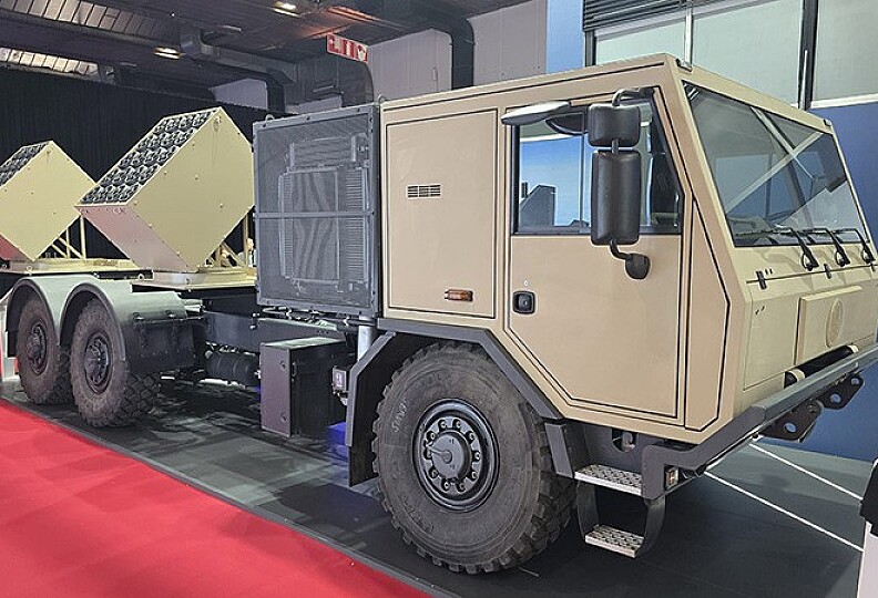 PGZ and CSG jointly promote the Modular Mine Laying System  on 6x6 Tatra chassis during the BEDEX 2026