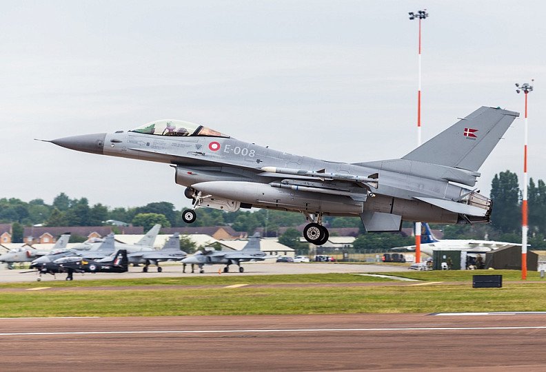 Ukrainian pilots are currently undergoing F-16 training in Denmark