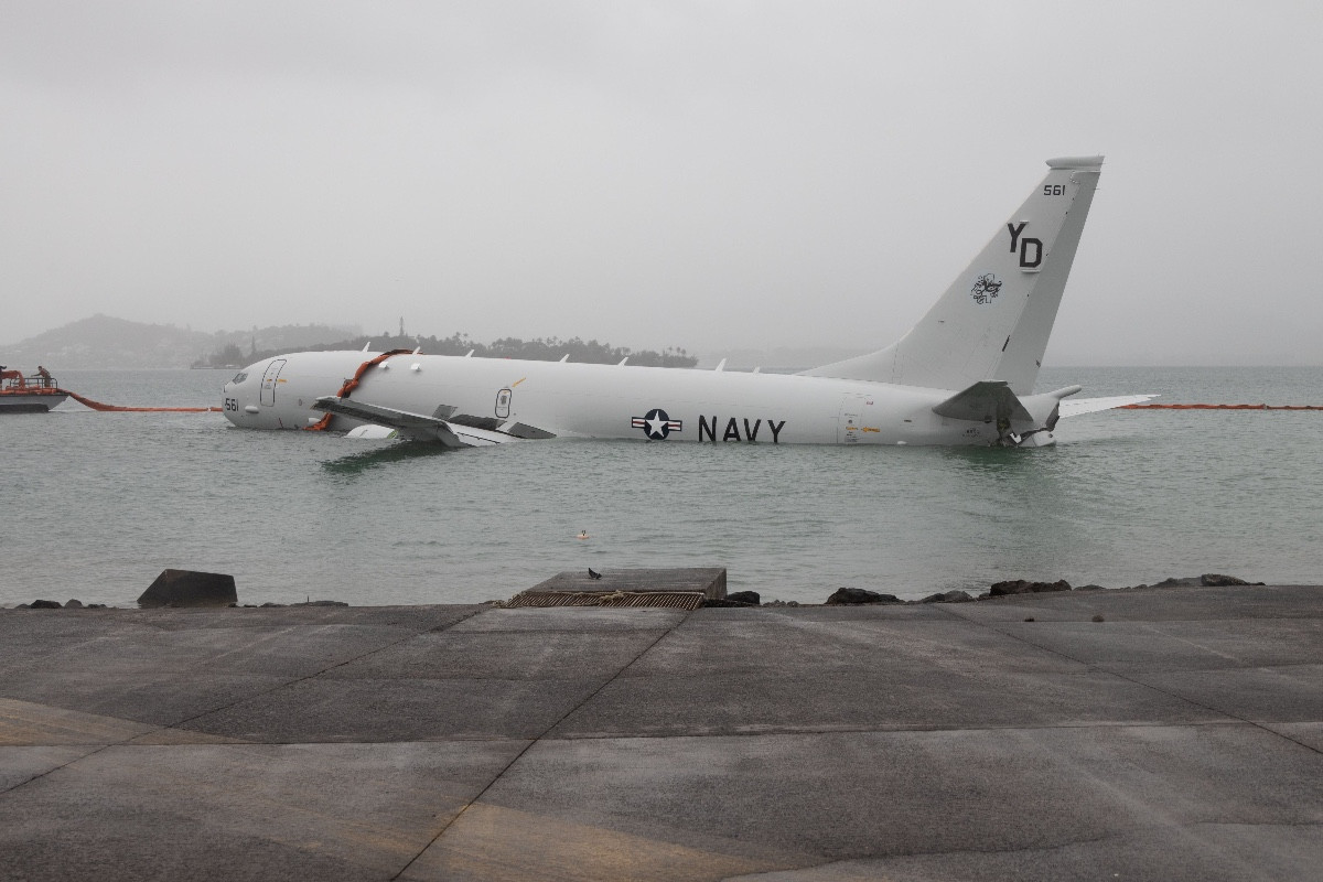 Flight Data Recorder Recovered from Navy Plane That Overshot