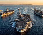 US Unleashes Rare Three-Carrier Show of&nbsp;Force in&nbsp;the Middle East