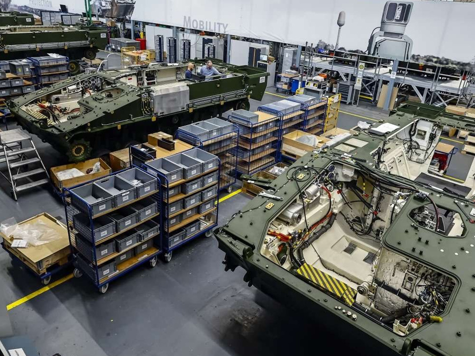 Picture: Germany's largest manufacturer of military equipment, Rheinmetall of Düsseldorf, improved by three places (currently 26th) on the SIPRI ranking | Rheinmetall