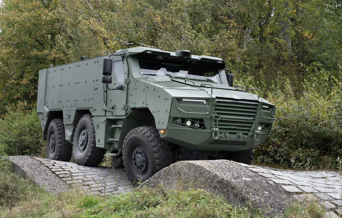 Picture: The TADEAS armored vehicle uses a unique Tatra 6x6 chassis | DEFENSE MAGAZINE