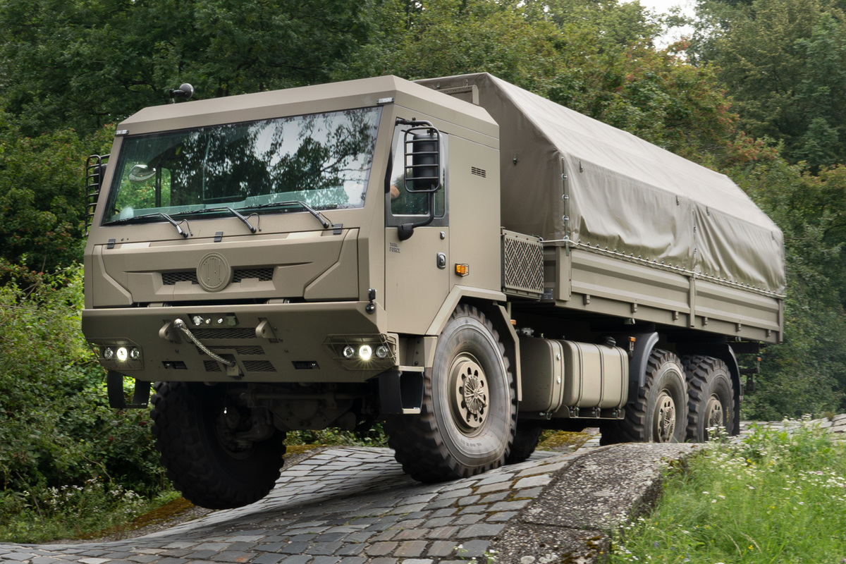 Picture: The third-generation Tatra Force is being tested at the Kopřivnice test track | DEFENSE MAGAZINE
