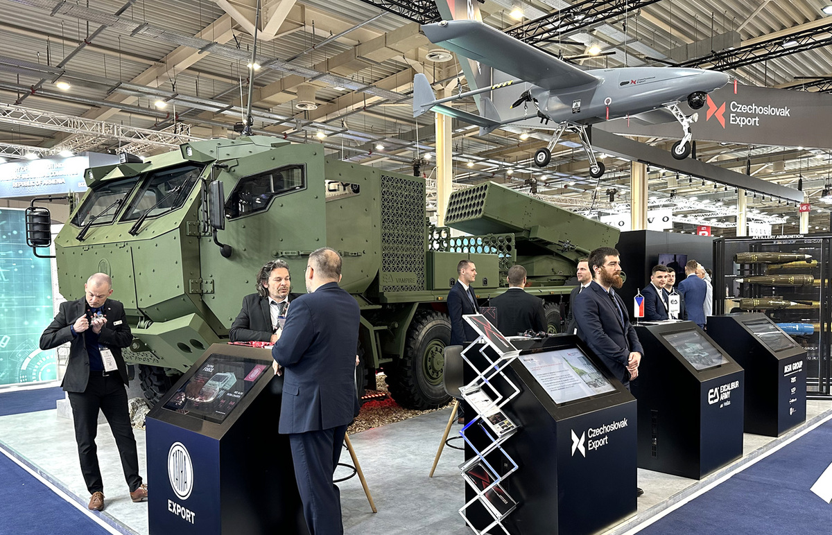 Picture: RM-70 Vampire rocket launcher and light unmanned aircraft offered to Greek fire brigade | DEFENSE MAGAZINE