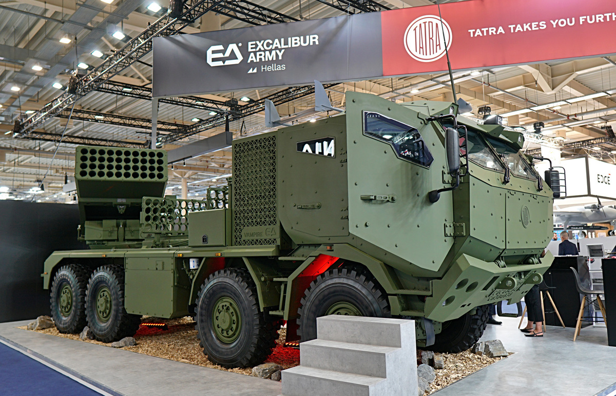 Picture: RM-70 VAMPIRE multiple rocket launcher | DEFENSE MAGAZINE