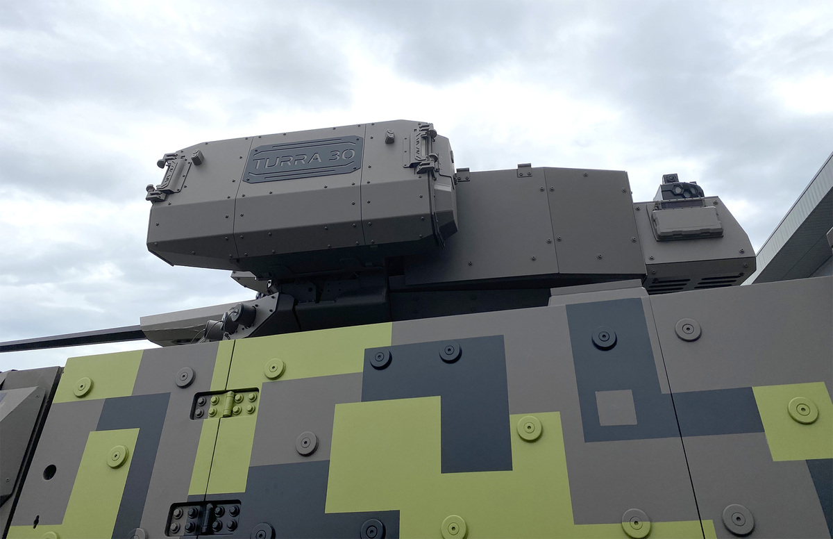 Picture: Turra 30 V10 medium-calibre unmanned turret | Rheinmetall