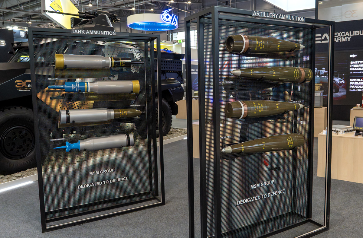 Picture: Part of MSM Group's large-caliber ammunition portfolio | DEFENSE MAGAZINE