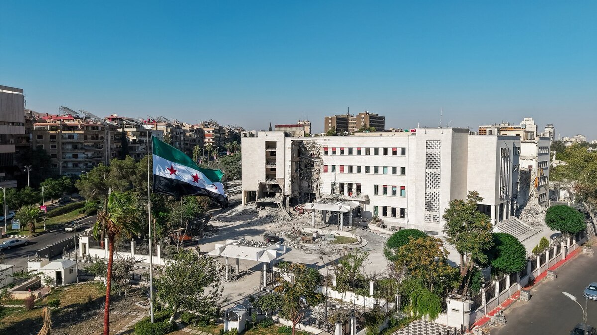 Picture: Damage to the Syrian military headquarters complex in Damascus after Israeli air strikes | Syrian Ministry of Defense