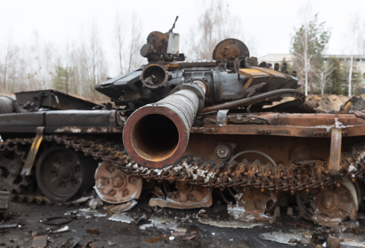 Picture: Images of destroyed Russian T-72, T-80, and T-90 tanks, whose crews often had no chance of escape, have been seen around the world and reignited discussions about the 'death of the tank' as a decisive weapon on the modern battlefield. | Shuttestock