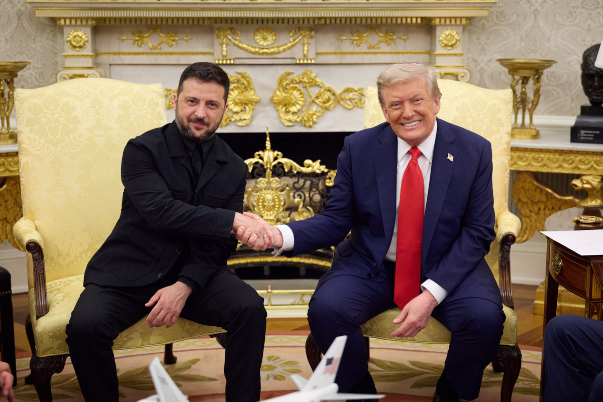 Picture: Ukrainian President Volodymyr Zelensky found common ground with his US counterpart Donald Trump at the White House | Ukrainian Presidential Office